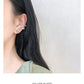 Advanced micro-set snake earrings female design sense earrings new wave personality senior earrings